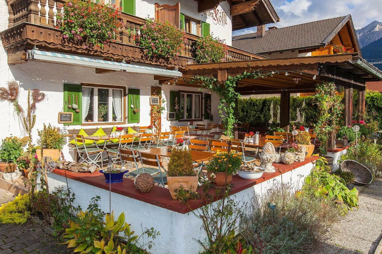Fruehstueckspension Gaestehaus Zum Weissen Roessl Wallgau Luaran gambar